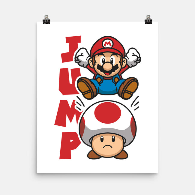 Toad Jump-None-Matte-Poster-Astoumix