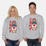 Toad Jump-Unisex-Crew Neck-Sweatshirt-Astoumix