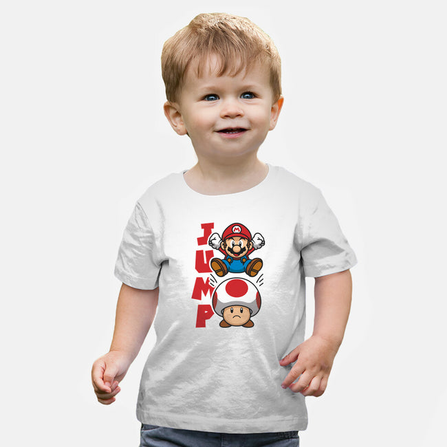 Toad Jump-Baby-Basic-Tee-Astoumix