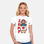 Toad Jump-Womens-Fitted-Tee-Astoumix
