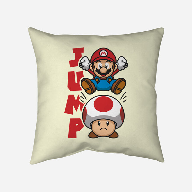 Toad Jump-None-Non-Removable Cover w Insert-Throw Pillow-Astoumix