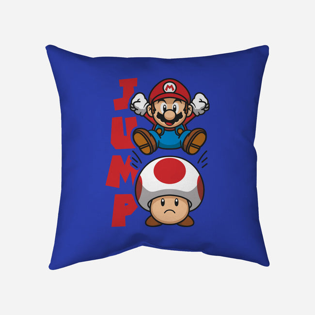 Toad Jump-None-Removable Cover w Insert-Throw Pillow-Astoumix