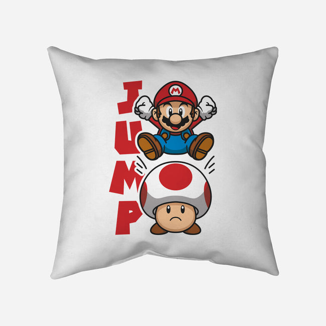 Toad Jump-None-Removable Cover w Insert-Throw Pillow-Astoumix