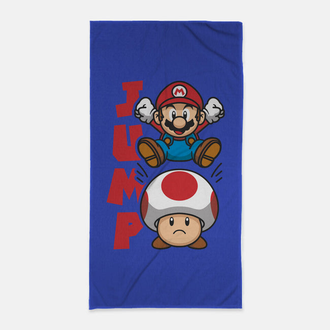 Toad Jump-None-Beach-Towel-Astoumix