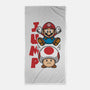 Toad Jump-None-Beach-Towel-Astoumix