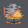 Calcifer Ramen-None-Removable Cover w Insert-Throw Pillow-Claudia