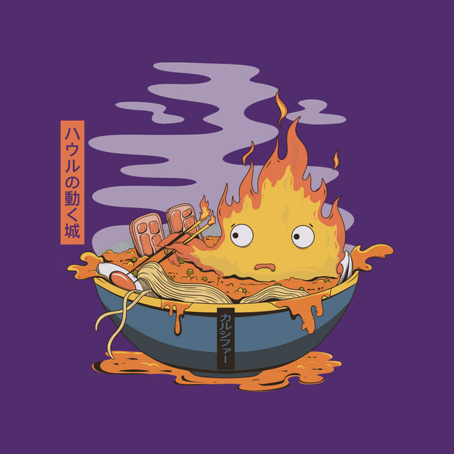 Calcifer Ramen-None-Adjustable Tote-Bag-Claudia