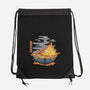 Calcifer Ramen-None-Drawstring-Bag-Claudia