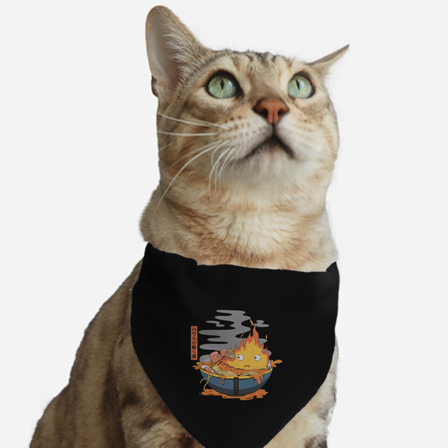 Calcifer Ramen-Cat-Adjustable-Pet Collar-Claudia