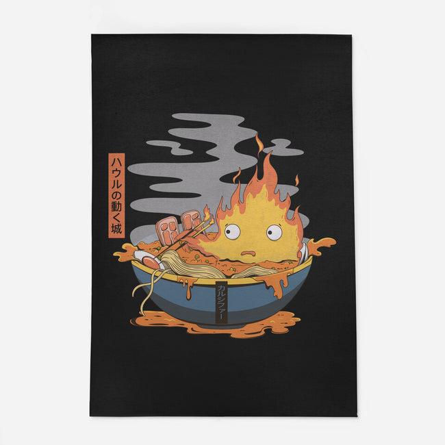 Calcifer Ramen-None-Outdoor-Rug-Claudia