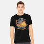 Calcifer Ramen-Mens-Heavyweight-Tee-Claudia