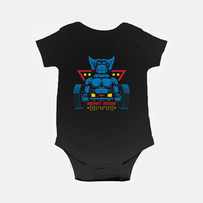 Beast Mode Gym-Baby-Basic-Onesie-jrberger