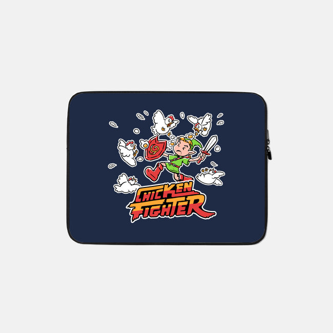 Chicken Fighter-None-Zippered-Laptop Sleeve-naomori