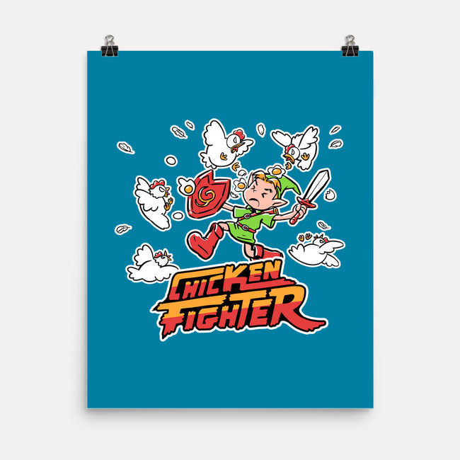 Chicken Fighter-None-Matte-Poster-naomori