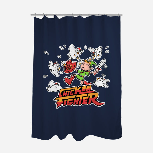 Chicken Fighter-None-Polyester-Shower Curtain-naomori