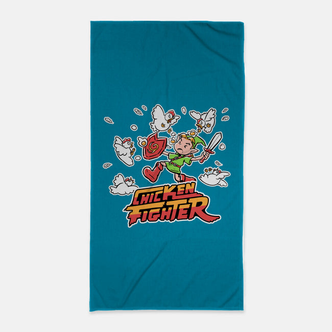 Chicken Fighter-None-Beach-Towel-naomori