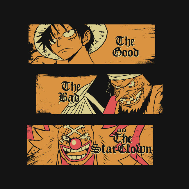 The Good The Bad And The Star Clown-None-Removable Cover-Throw Pillow-naomori