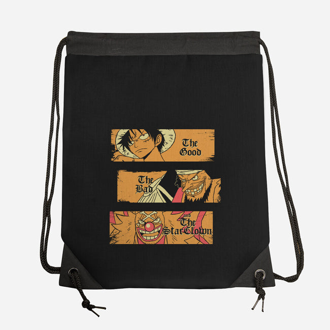 The Good The Bad And The Star Clown-None-Drawstring-Bag-naomori