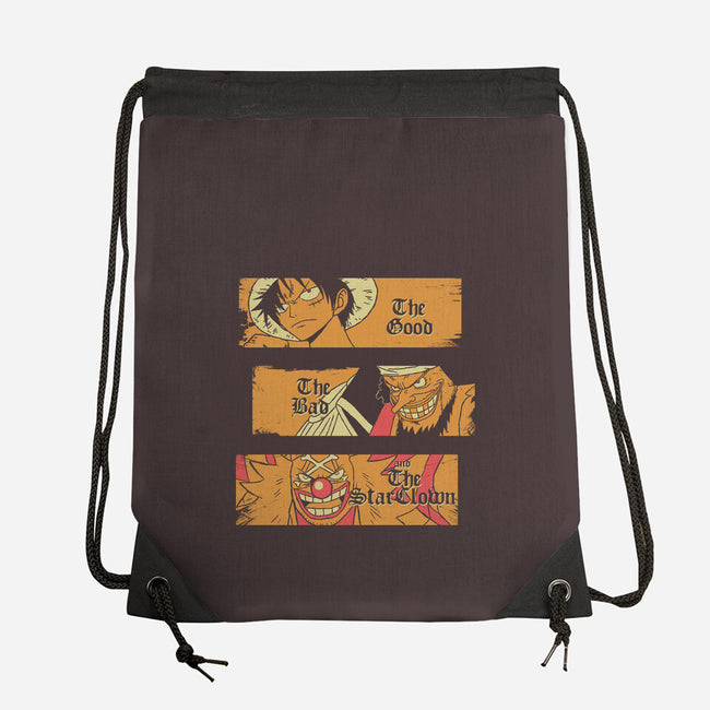 The Good The Bad And The Star Clown-None-Drawstring-Bag-naomori