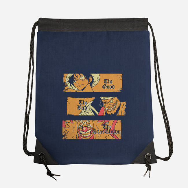 The Good The Bad And The Star Clown-None-Drawstring-Bag-naomori