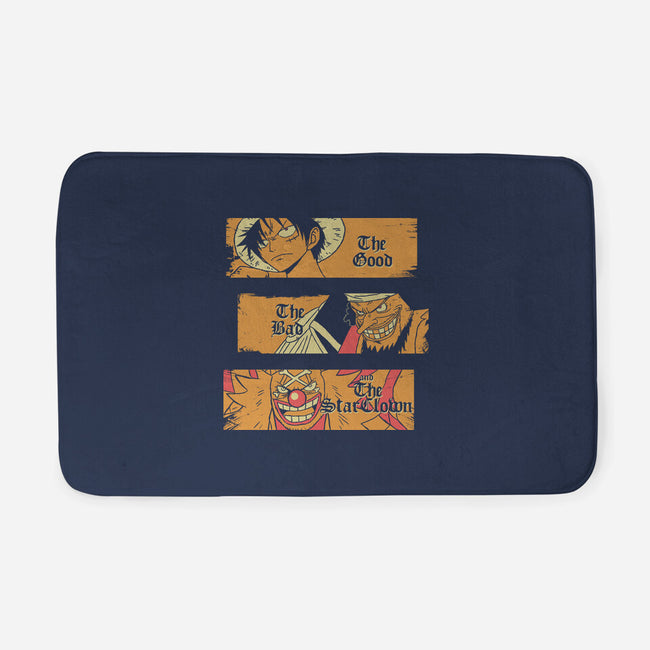 The Good The Bad And The Star Clown-None-Memory Foam-Bath Mat-naomori