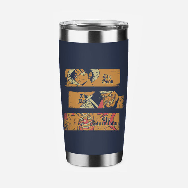 The Good The Bad And The Star Clown-None-Stainless Steel Tumbler-Drinkware-naomori