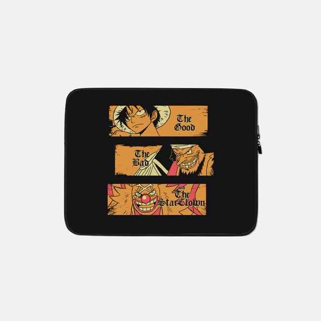 The Good The Bad And The Star Clown-None-Zippered-Laptop Sleeve-naomori