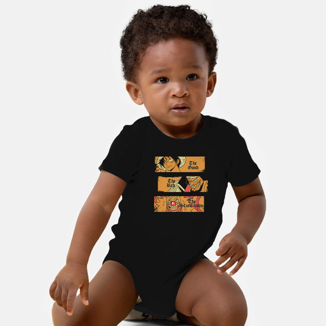 The Good The Bad And The Star Clown-Baby-Basic-Onesie-naomori