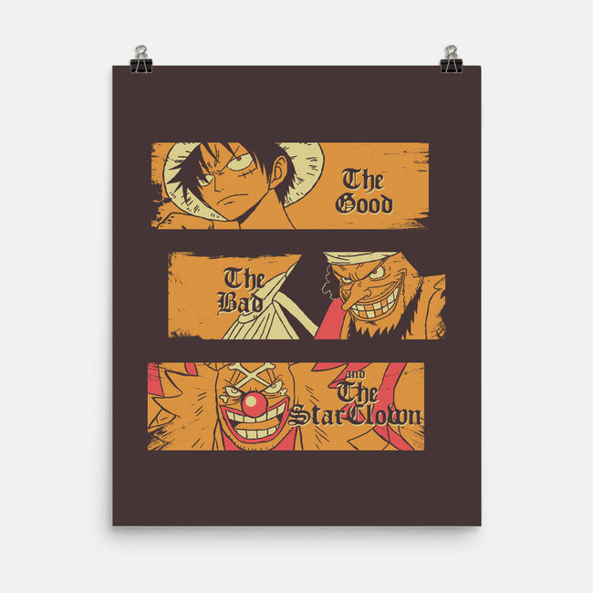The Good The Bad And The Star Clown-None-Matte-Poster-naomori