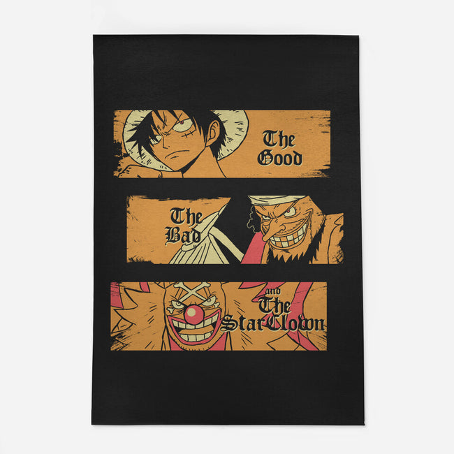 The Good The Bad And The Star Clown-None-Outdoor-Rug-naomori