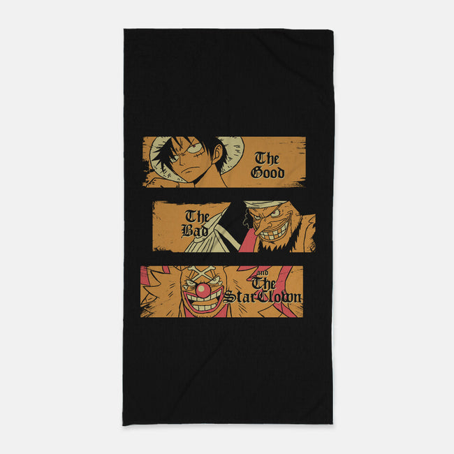 The Good The Bad And The Star Clown-None-Beach-Towel-naomori