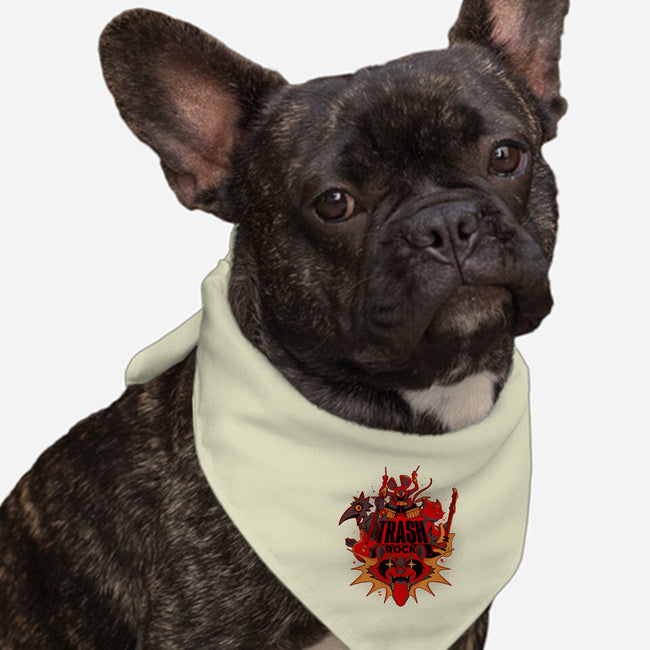 Trash Rock-Dog-Bandana-Pet Collar-Kabuto Studio