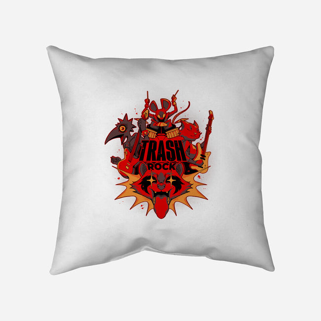 Trash Rock-None-Non-Removable Cover w Insert-Throw Pillow-Kabuto Studio