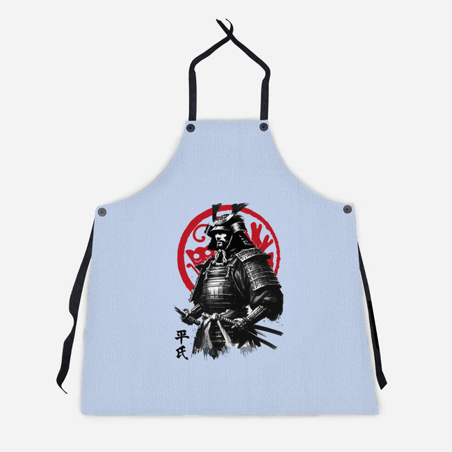 Samurai Clan Taira-Unisex-Kitchen-Apron-DrMonekers