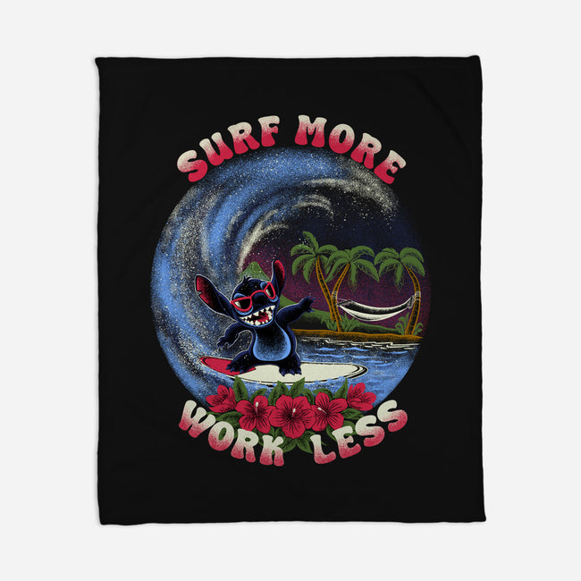 Surf More Work Less-None-Fleece-Blanket-rmatix