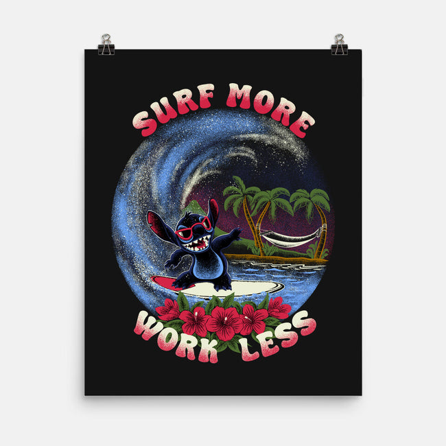 Surf More Work Less-None-Matte-Poster-rmatix