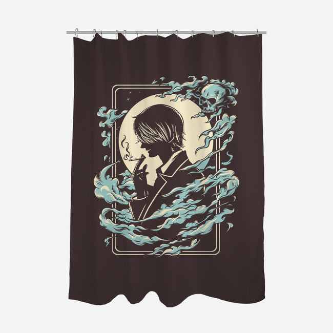 Smoking Pirate Crew-None-Polyester-Shower Curtain-Oncemore