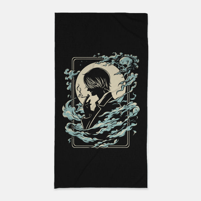 Smoking Pirate Crew-None-Beach-Towel-Oncemore