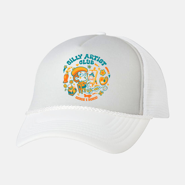 Silly Artist Club-Unisex-Trucker-Hat-Estudio Horta