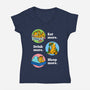 New Years Resolutions-Womens-V-Neck-Tee-drbutler