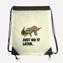 Just Do It Later-None-Drawstring-Bag-drbutler