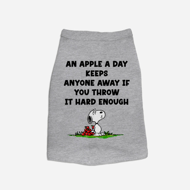 An Apple A Day-Dog-Basic-Pet Tank-drbutler