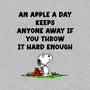 An Apple A Day-Unisex-Basic-Tee-drbutler