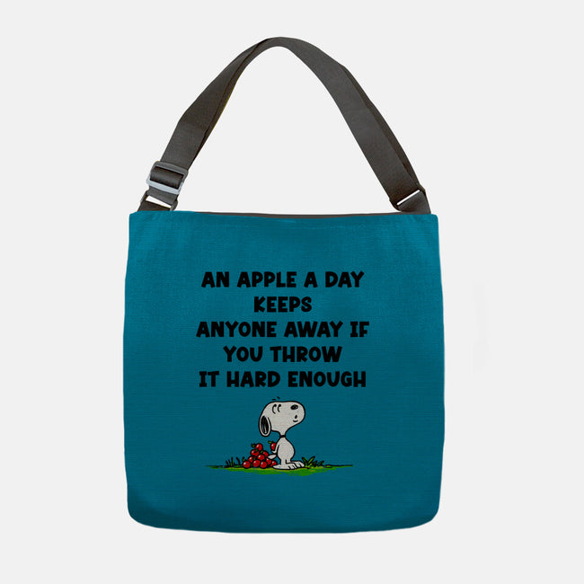 An Apple A Day-None-Adjustable Tote-Bag-drbutler