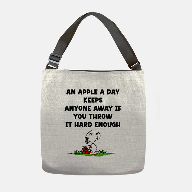 An Apple A Day-None-Adjustable Tote-Bag-drbutler