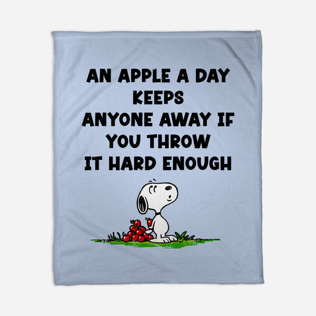 An Apple A Day-None-Fleece-Blanket-drbutler