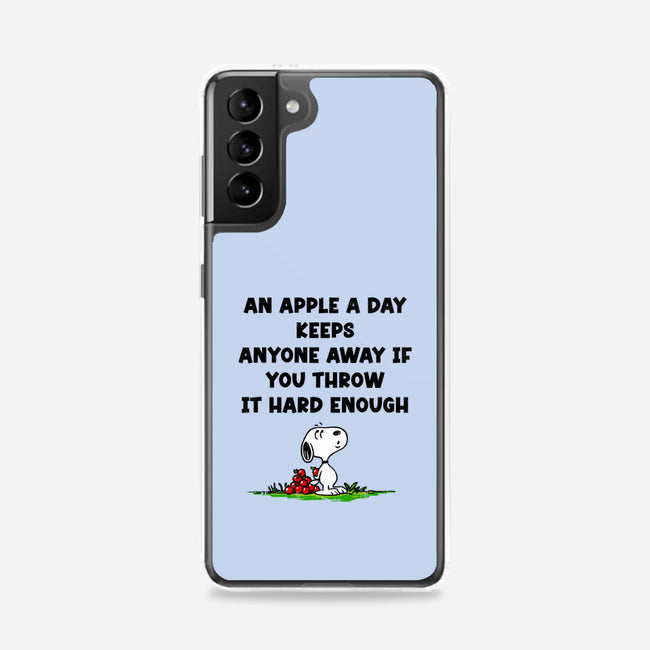 An Apple A Day-Samsung-Snap-Phone Case-drbutler