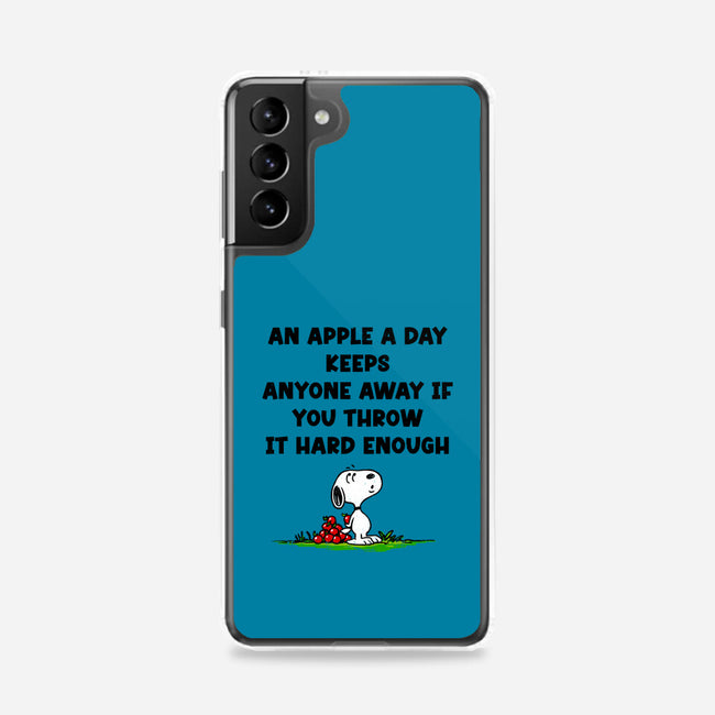 An Apple A Day-Samsung-Snap-Phone Case-drbutler