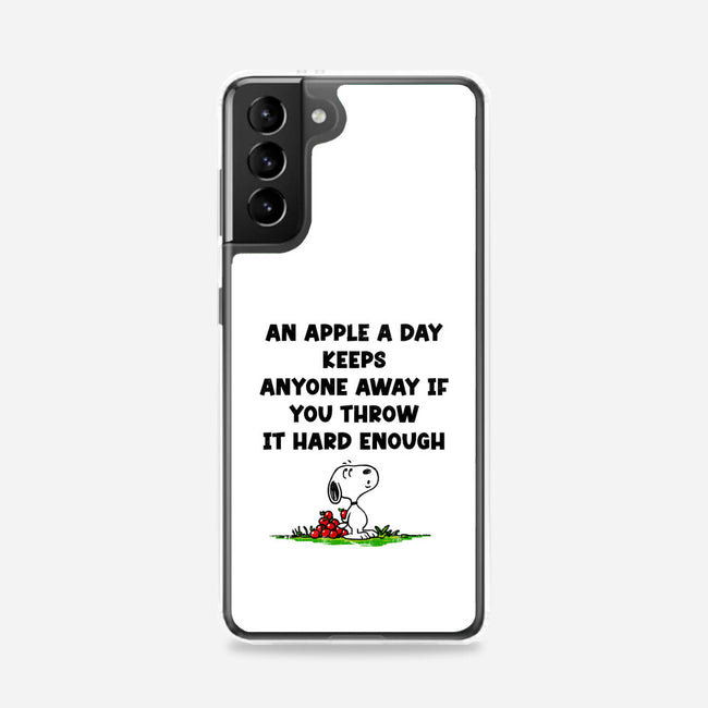 An Apple A Day-Samsung-Snap-Phone Case-drbutler