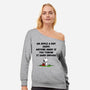 An Apple A Day-Womens-Off Shoulder-Sweatshirt-drbutler